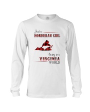 HONDURAN GIRL LIVING IN VIRGINIA WORLD Long Sleeve Tee tile