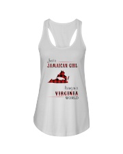 JAMAICAN GIRL LIVING IN VIRGINIA WORLD Ladies Flowy Tank thumbnail
