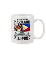 LIVE IN MARYLAND BEGAN IN PHILIPPINES Mug tile