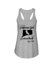 JUST A CALIFORNIA GIRL IN A CONNECTICUT WORLD Ladies Flowy Tank thumbnail