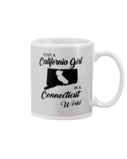 JUST A CALIFORNIA GIRL IN A CONNECTICUT WORLD Mug thumbnail