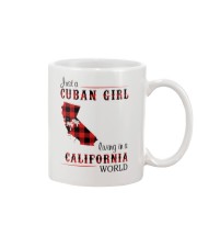 CUBAN GIRL LIVING IN CALIFORNIA WORLD Mug tile