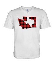 TEXAS IN WASHINGTON WORLD V-Neck T-Shirt thumbnail