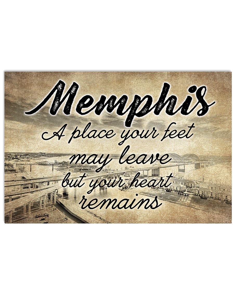 MEMPHIS A PLACE YOUR HEART REMAINS 24x16 Poster