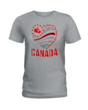 A PIECE OF MY HEART AND SOUL LIVES IN CANADA Ladies T-Shirt tile