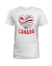 A PIECE OF MY HEART AND SOUL LIVES IN CANADA Ladies T-Shirt front