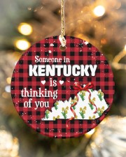 Someone In Kentucky Is Thinking Of You Circle ornament - single (porcelain) aos-circle-ornament-single-porcelain-lifestyles-05