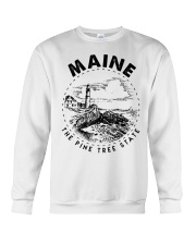 Maine The Pine Tree State Crewneck Sweatshirt tile