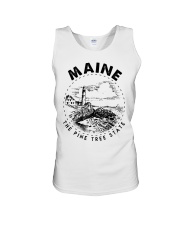 Maine The Pine Tree State Unisex Tank tile