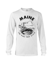 Maine The Pine Tree State Long Sleeve Tee tile