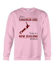 CANADIAN GIRL LIVING IN NEW ZEALAND WORLD Crewneck Sweatshirt thumbnail