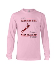 CANADIAN GIRL LIVING IN NEW ZEALAND WORLD Long Sleeve Tee thumbnail
