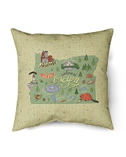 Oregon Map Symbols Indoor Pillow tile