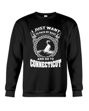 Connecticut To Pack My Bags Crewneck Sweatshirt tile