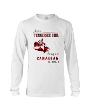 TENNESSEE GIRL LIVING IN CANADIAN WORLD Long Sleeve Tee tile