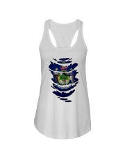 Maine Muscle Flag Ladies Flowy Tank tile