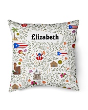 Puerto Rico Symbols And Your Name Indoor Pillow tile