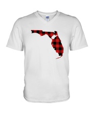 WEST VIRGINIA IN FLORIDA WORLD V-Neck T-Shirt thumbnail