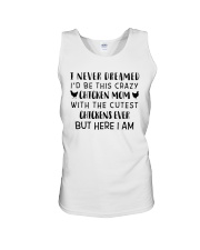 THIS CRAZY CHICKEN MOM Unisex Tank thumbnail