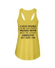 THIS CRAZY CHICKEN MOM Ladies Flowy Tank thumbnail