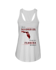 SALVADORAN GIRL LIVING IN FLORIDA WORLD Ladies Flowy Tank thumbnail