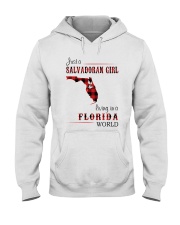 SALVADORAN GIRL LIVING IN FLORIDA WORLD Hooded Sweatshirt thumbnail