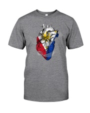 Philippines Map Heart Classic T-Shirt front