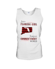 FLORIDA GIRL LIVING IN CONNECTICUT WORLD Unisex Tank tile
