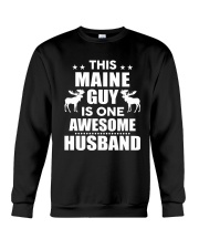Maine Guy Is One Awesome Husband Crewneck Sweatshirt tile