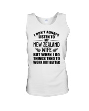 LISTEN TO MY NEW ZEALAND WIFE Unisex Tank thumbnail