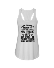 LISTEN TO MY NEW ZEALAND WIFE Ladies Flowy Tank thumbnail