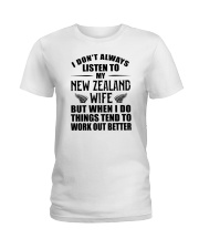 LISTEN TO MY NEW ZEALAND WIFE Ladies T-Shirt thumbnail