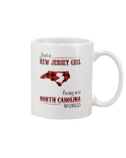 JERSEY GIRL LIVING IN NORTH CAROLINA WORLD Mug thumbnail
