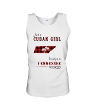 CUBAN GIRL LIVING IN TENNESSEE WORLD Unisex Tank tile