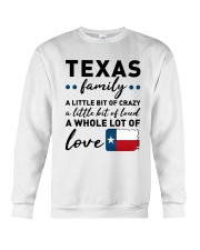 Texas Family A Little bit Of Crazy Crewneck Sweatshirt tile