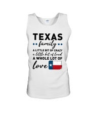 Texas Family A Little bit Of Crazy Unisex Tank tile