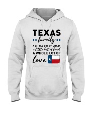 Texas Family A Little bit Of Crazy Hooded Sweatshirt tile
