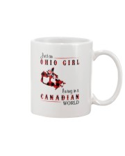 OHIO GIRL LIVING IN CANADIAN WORLD Mug tile