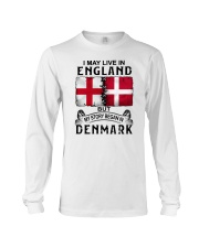 LIVE IN ENGLAND BEGAN IN DENMARK Long Sleeve Tee tile