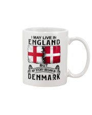 LIVE IN ENGLAND BEGAN IN DENMARK Mug tile