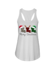 Louisiana Merry Christmas Ladies Flowy Tank tile