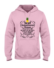 SASKATCHEWAN WOMAN A MOUTH I CAN'T CONTROL Hooded Sweatshirt thumbnail