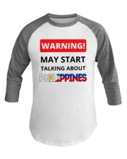 Talking About Philippines Baseball Tee tile
