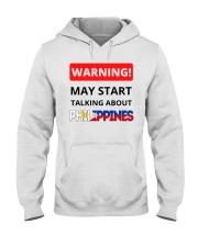Talking About Philippines Hooded Sweatshirt front