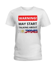 Talking About Philippines Ladies T-Shirt tile