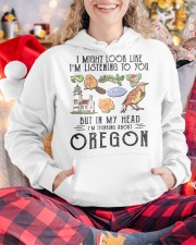 I'm Thinking About Oregon Hooded Sweatshirt custom-hoodie-sweatshirt-lifestyle-front-211