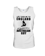 AUSTRALIAN GUY LIFE TOOK TO ENGLAND Unisex Tank thumbnail
