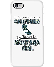 MONTANA GIRL LIFE TOOK TO CALIFORNIA Phone Case tile