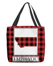 Montana I Miss You Pattern All-over Tote back