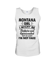 Montana Girl At Least I'm Not Fake Unisex Tank tile